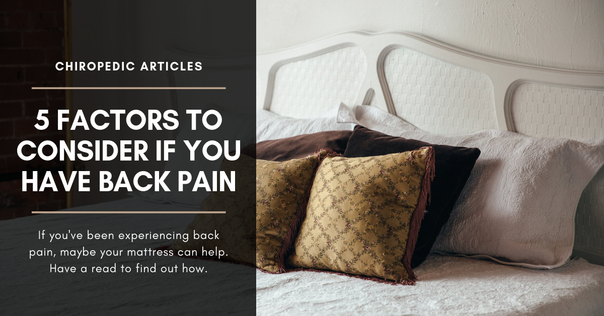 back pain mattress